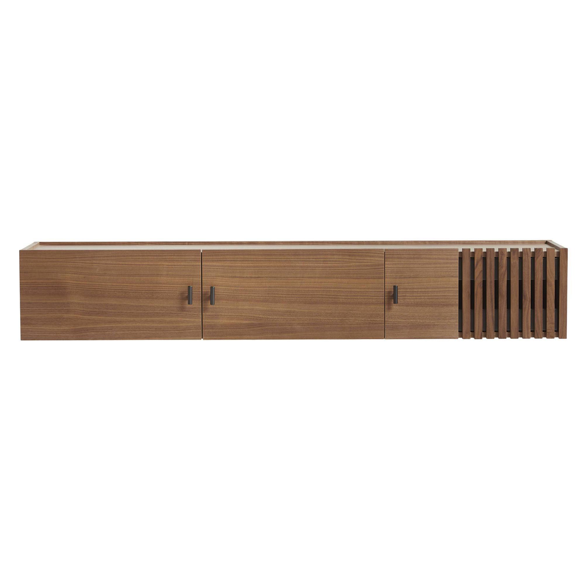 Array Wall Mounted Sideboard: Walnut