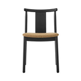 Merkur Dining Chair: Upholstered + Without Armrest + Black Oak + Boucle 06