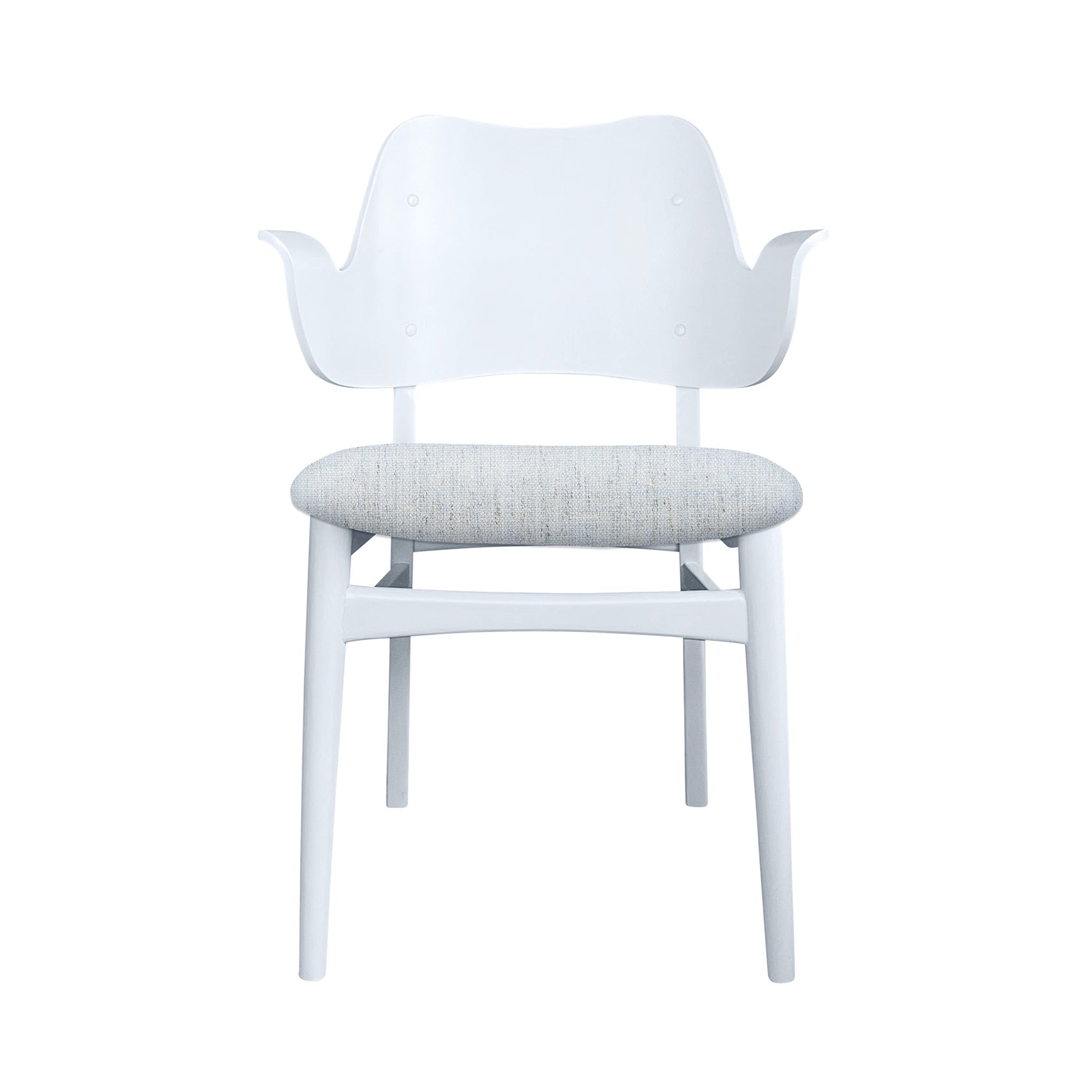 Gesture Dining Chair: Seat Upholstered + Color + Light Blue