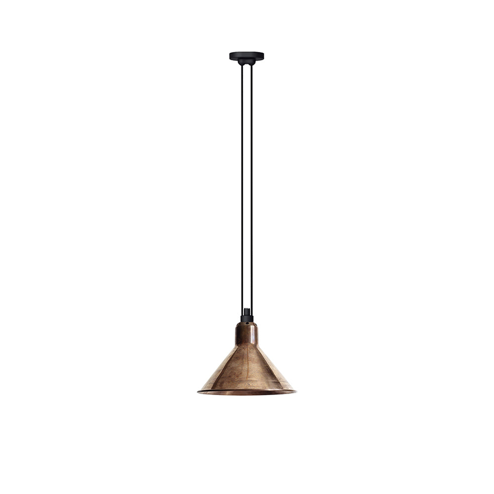 Les Acrobates N° 322 Pendant Lamp: Large + Raw Copper + Conic