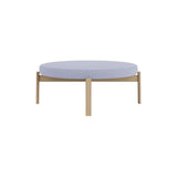 Passage Pouf: Upholstered + Natural Oak + Vidar 4 0723