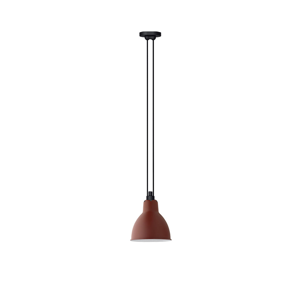 Les Acrobates N° 322 Pendant Lamp: Large + Red + Round