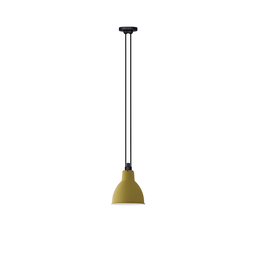 Les Acrobates N° 322 Pendant Lamp: Large + Yellow + Round