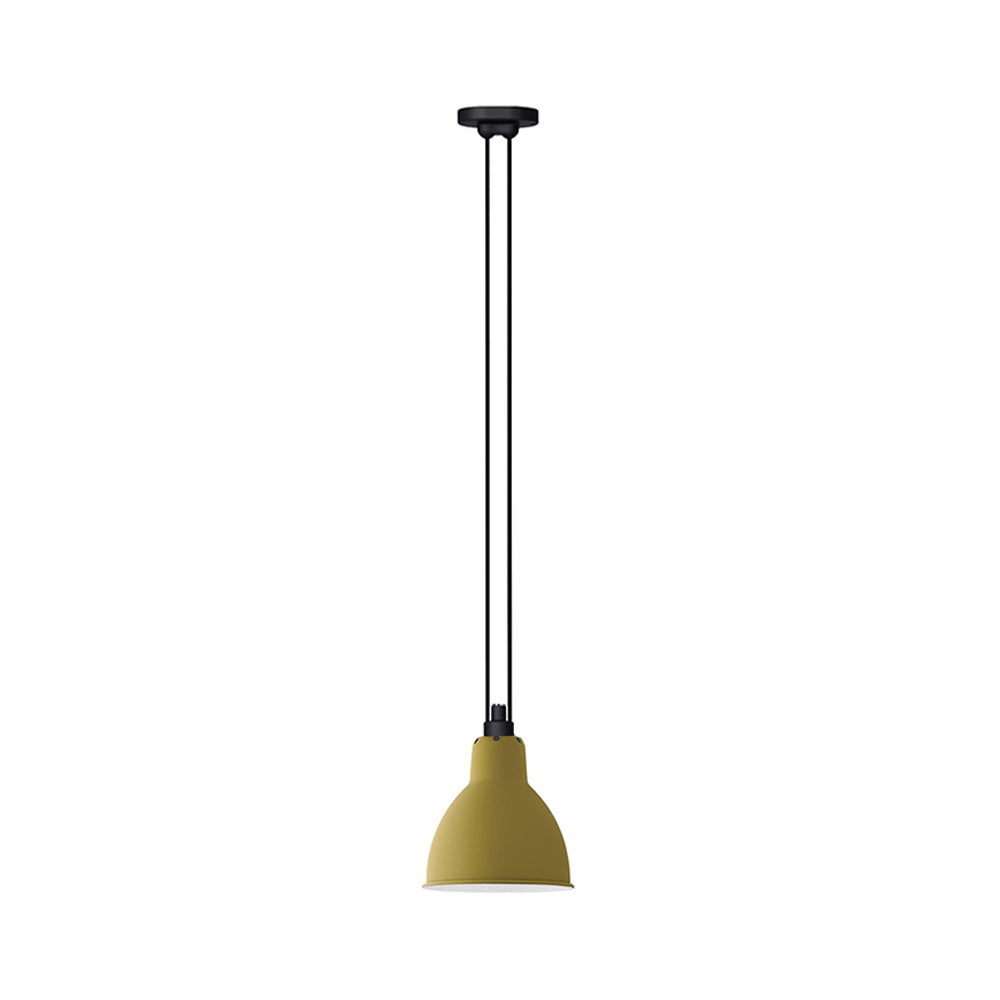 Les Acrobates N° 322 Pendant Lamp: Large + Yellow + Round