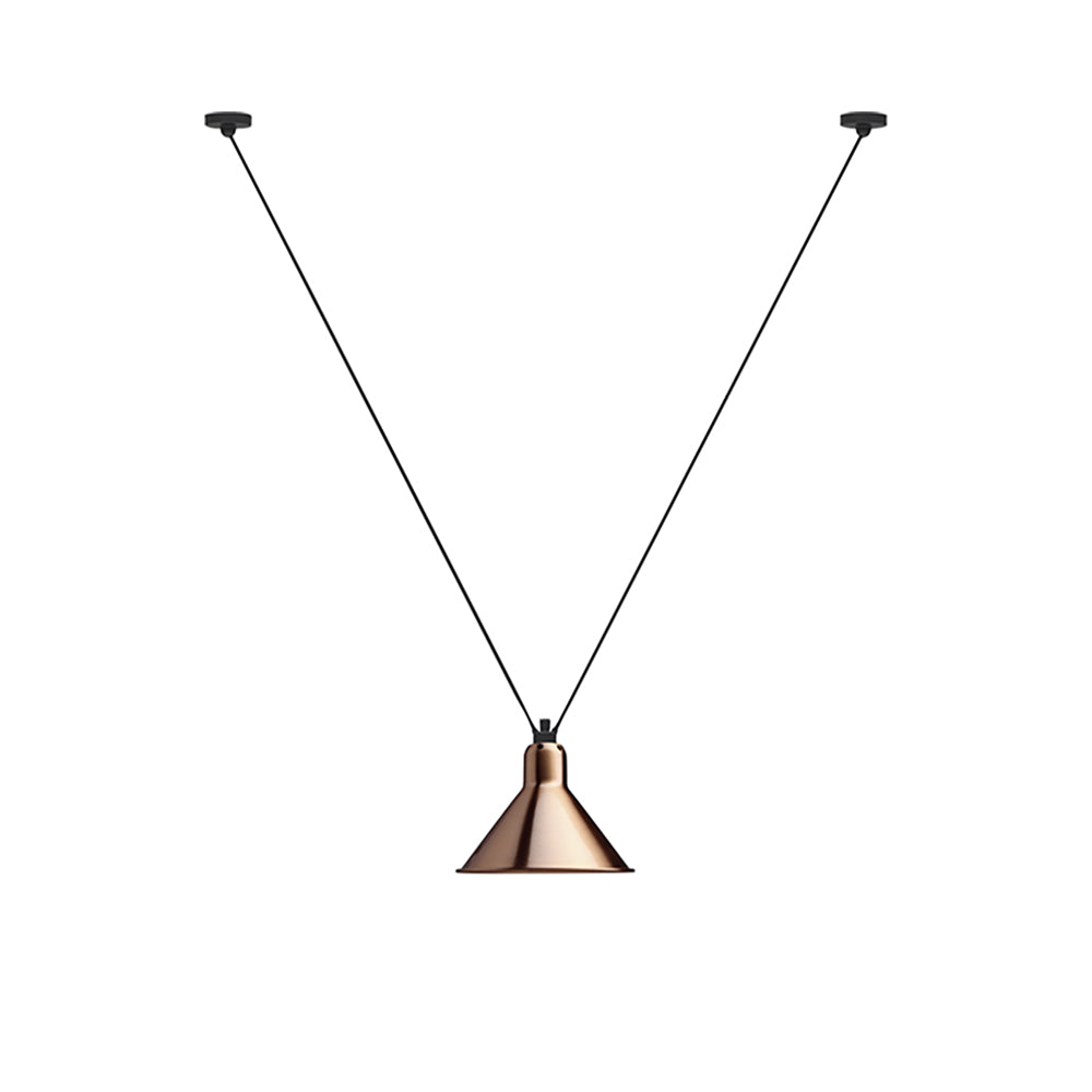 Les Acrobates N° 323 Pendant Lamp: Large + Copper + Conic