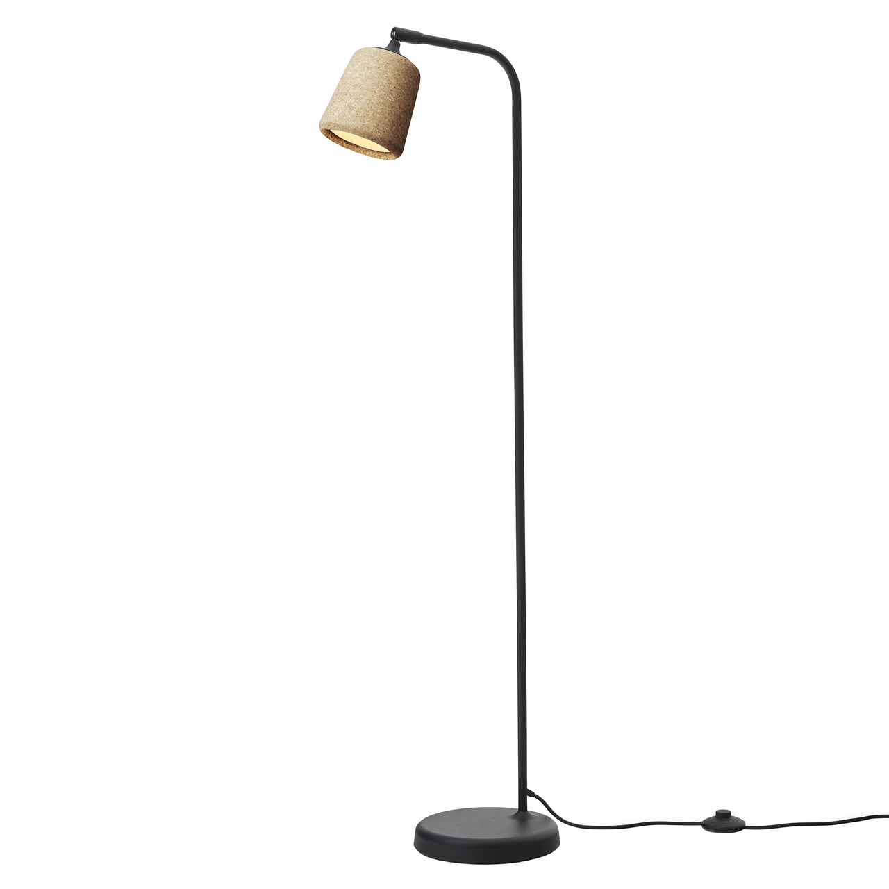 Material Floor Lamp: Natural Cork