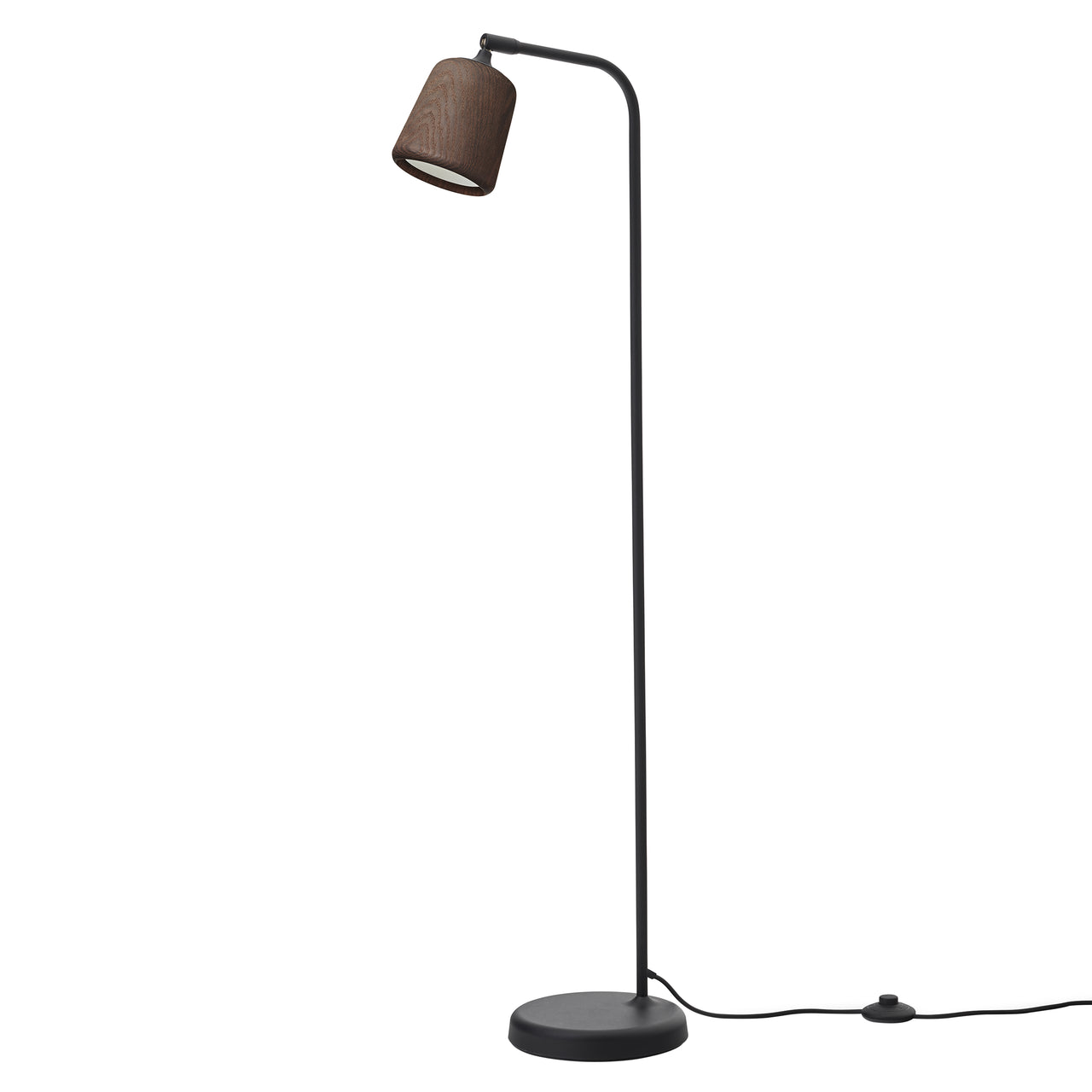 Material Floor Lamp: Smoked Oak