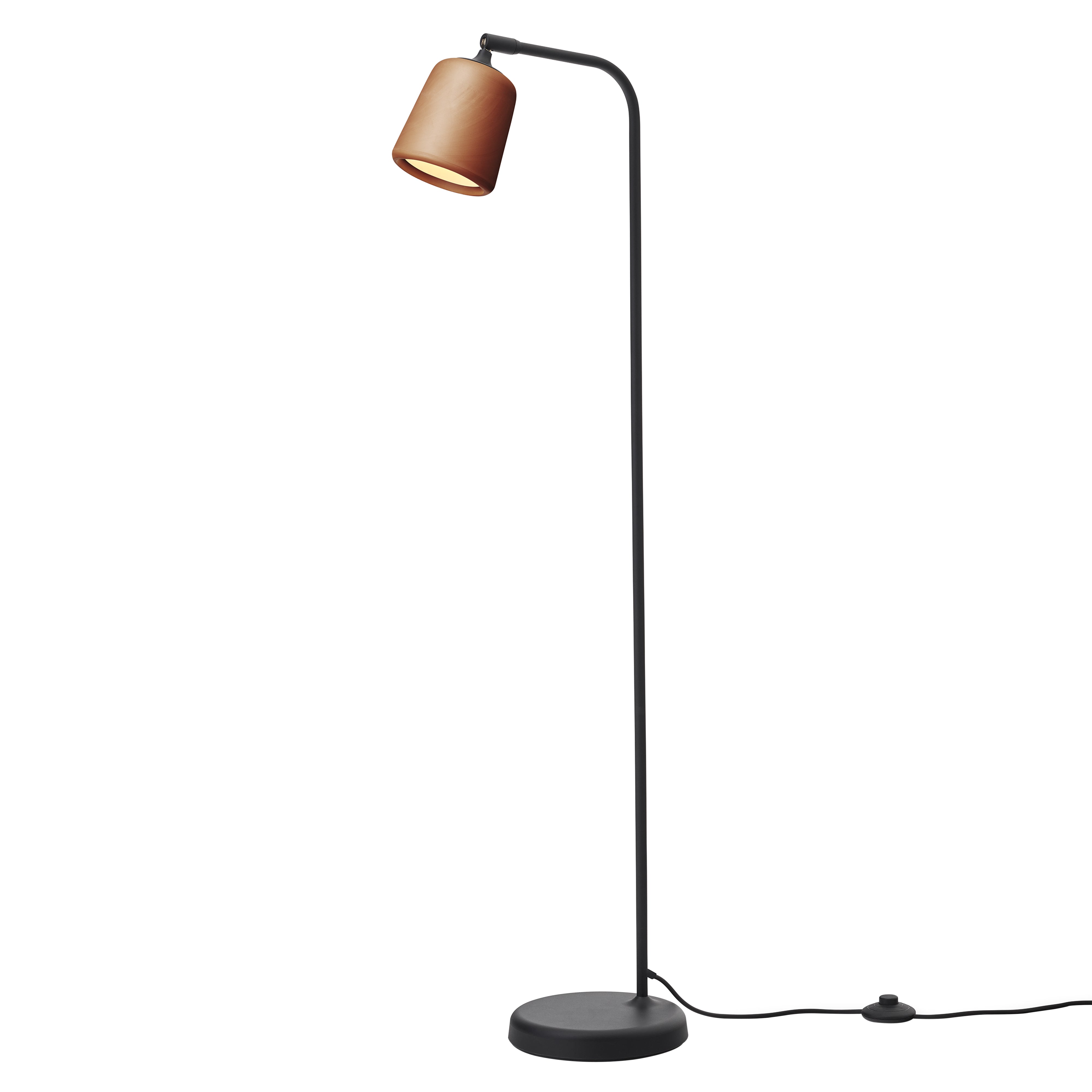 Material Floor Lamp: Terracotta