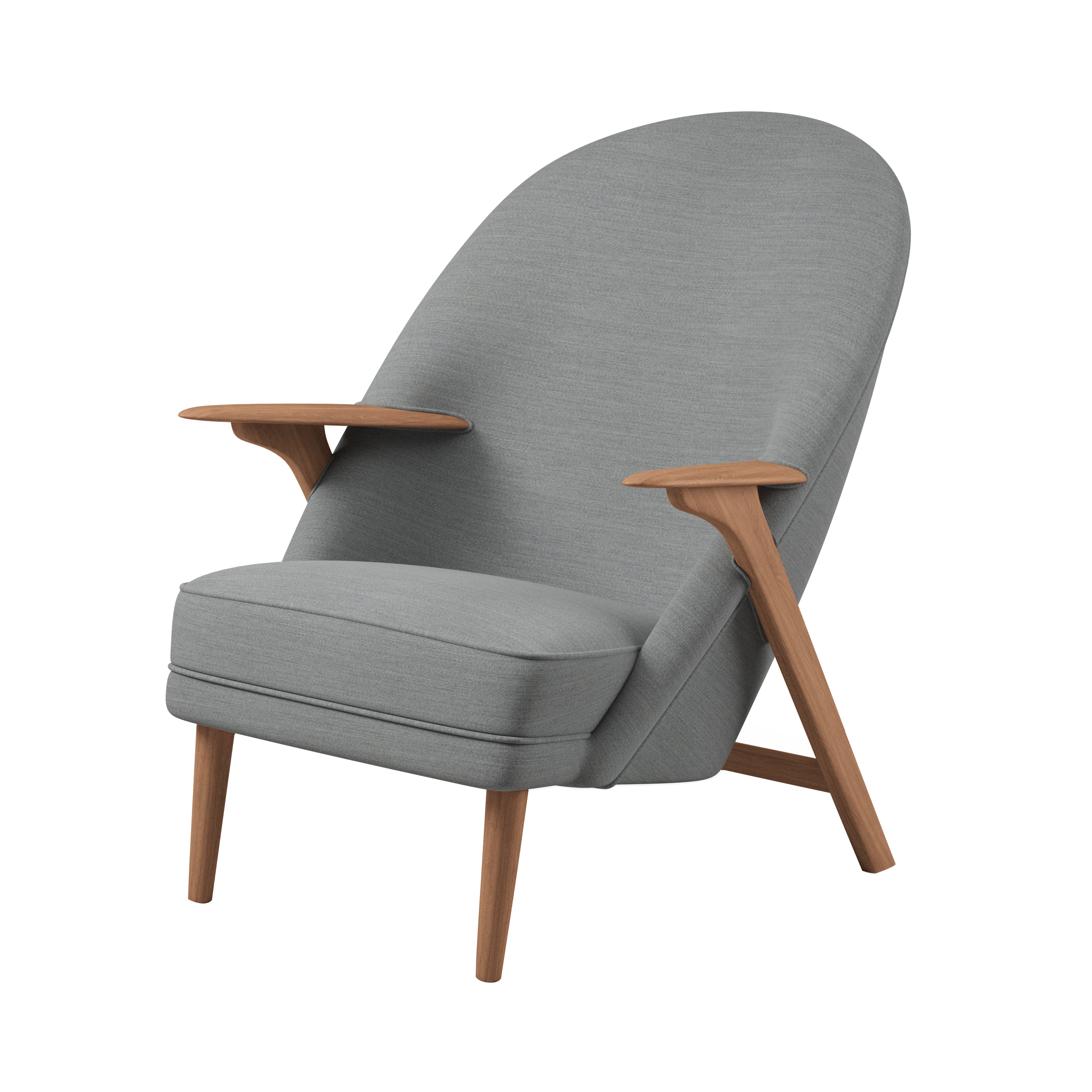 Wingman Lounge Chair: Oiled Oak