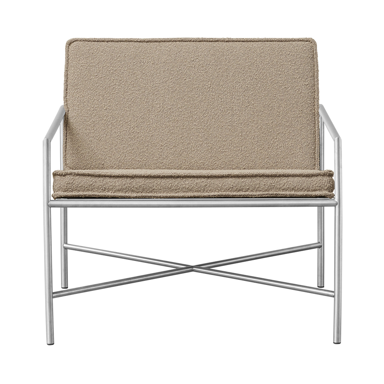 Lounge Chair: Stainless Steel