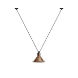 Les Acrobates N° 323 Pendant Lamp: Large + Raw Copper + Conic