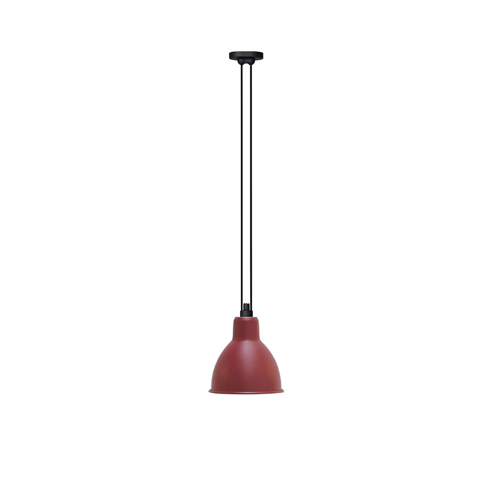 Les Acrobates N° 322 Pendant Lamp: Extra Large + Red + Round