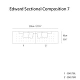 Edward Sectional Sofa: Compostion 7