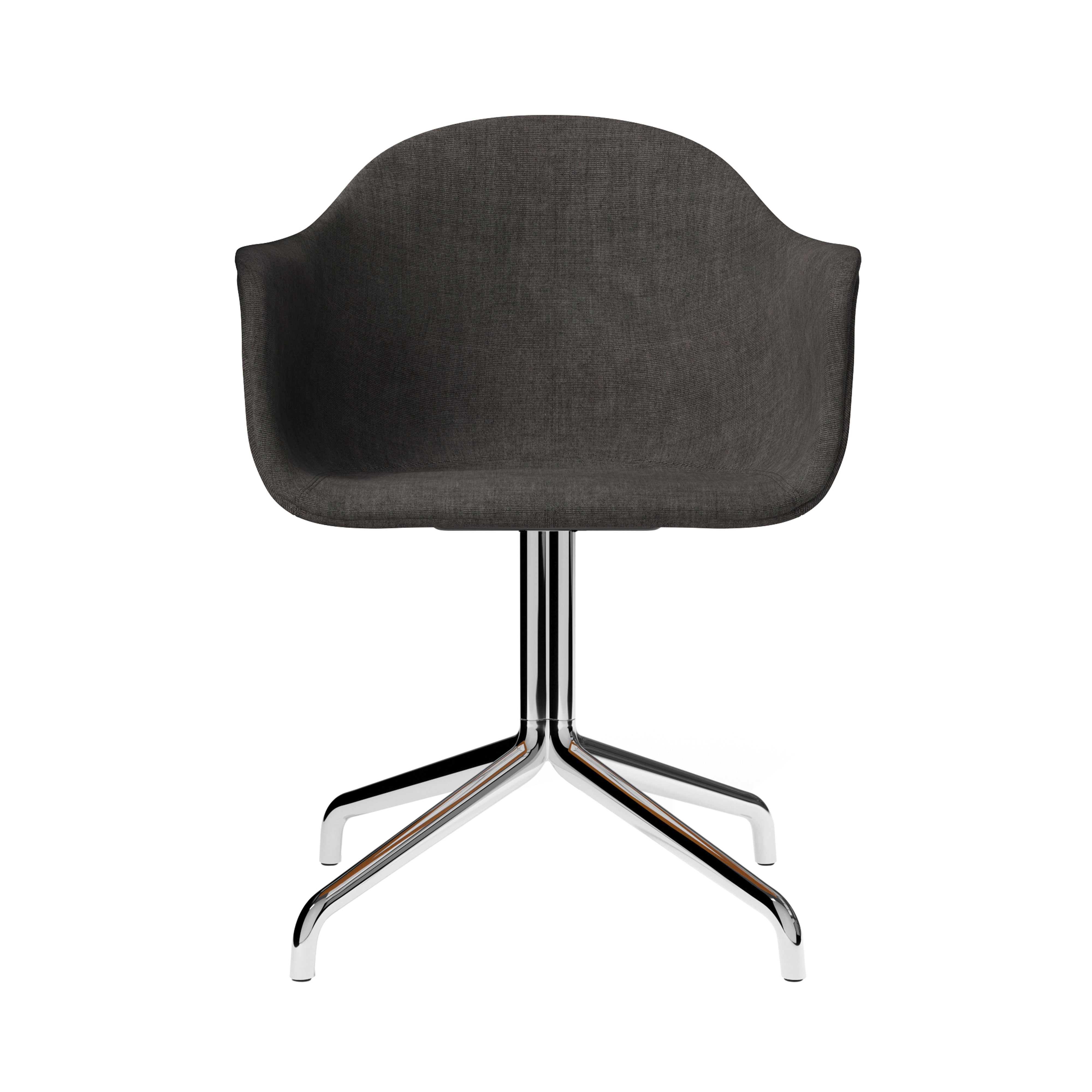 Harbour Dining Chair Star Base: Upholstered + Polished Aluminum  +  Canvas 2 0154