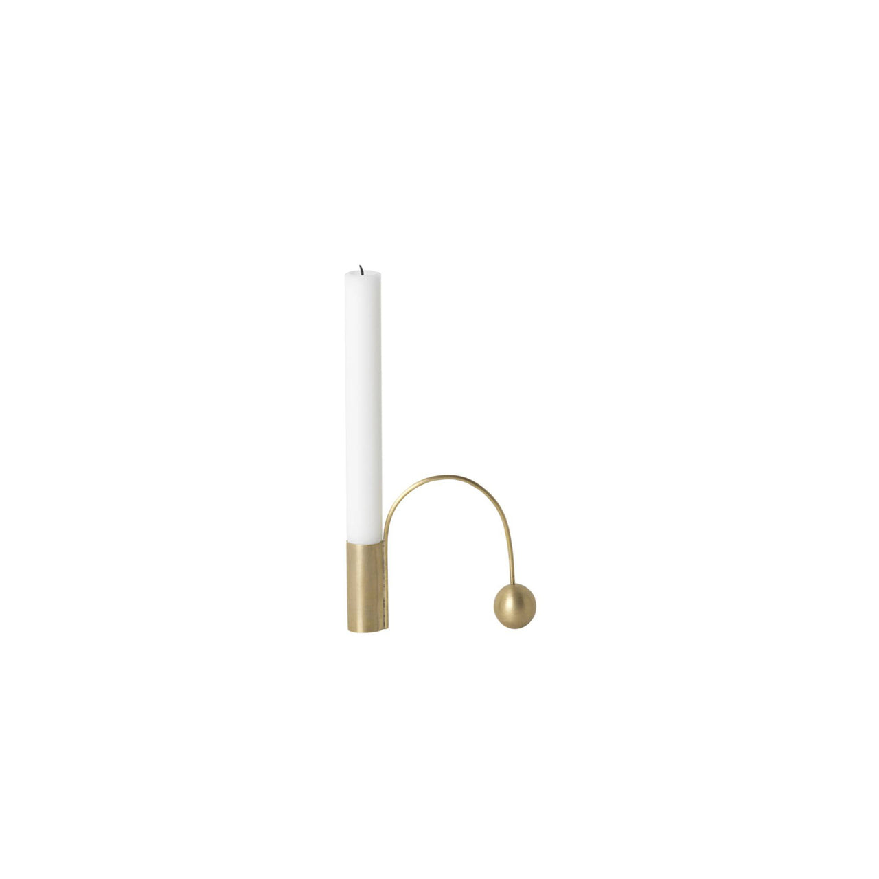 Balance Candle Holder: Brass