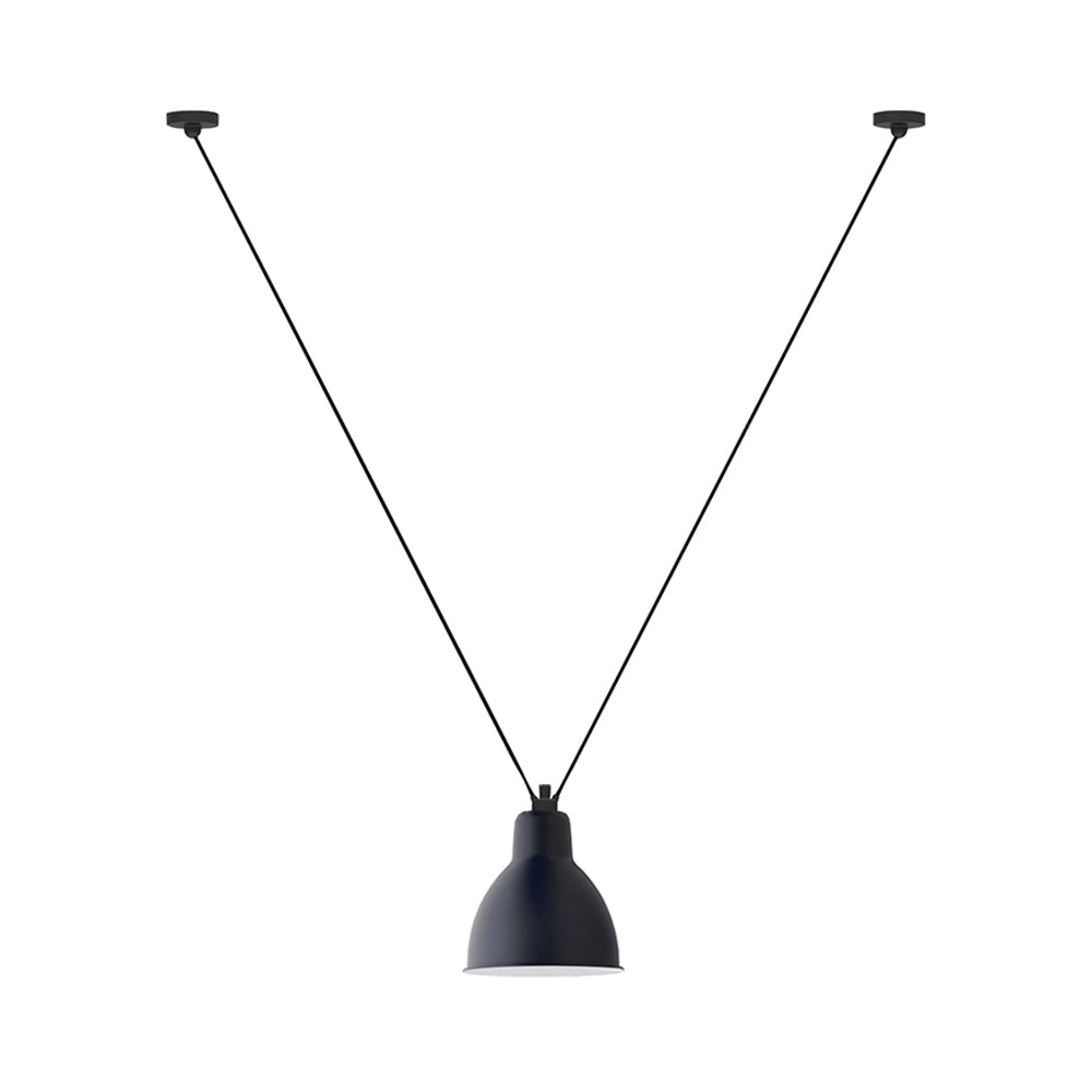 Les Acrobates N° 323 Pendant Lamp: Extra Large + Blue + Round