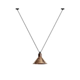 Les Acrobates N° 323 Pendant Lamp: Extra Large + Raw Copper + Conic