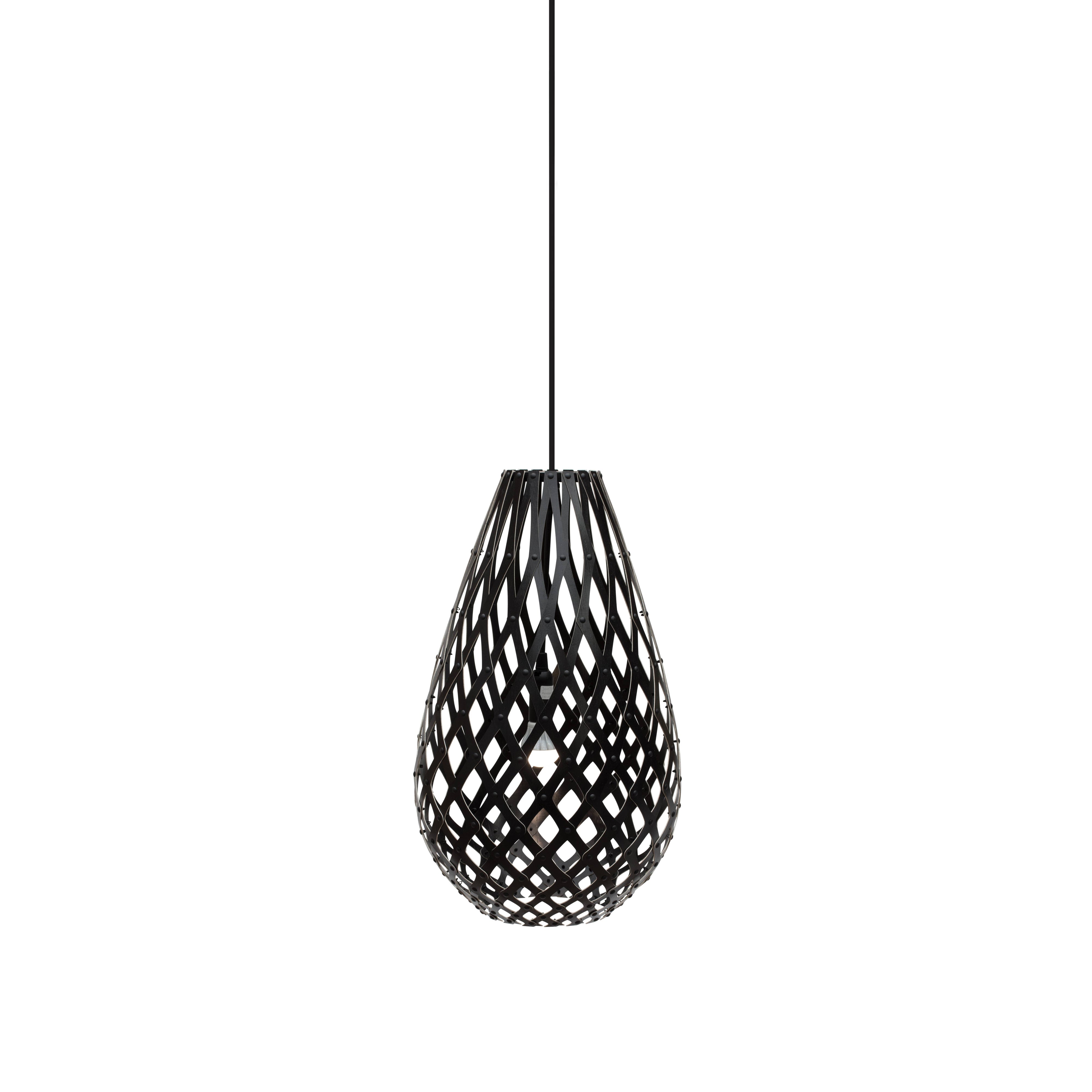 Kōura Pendant Light: Extra Small + Black + Black