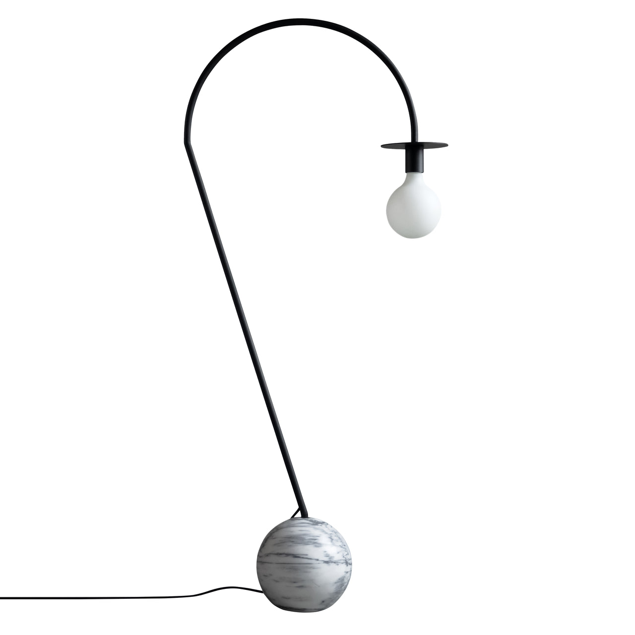 La Lampe Floor Lamp: Travertine