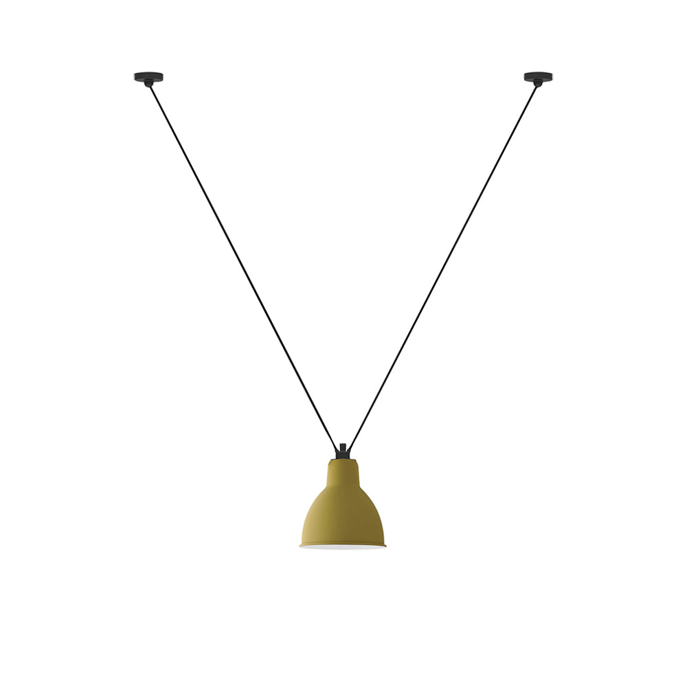 Les Acrobates N° 323 Pendant Lamp: Extra Large + Yellow + Round