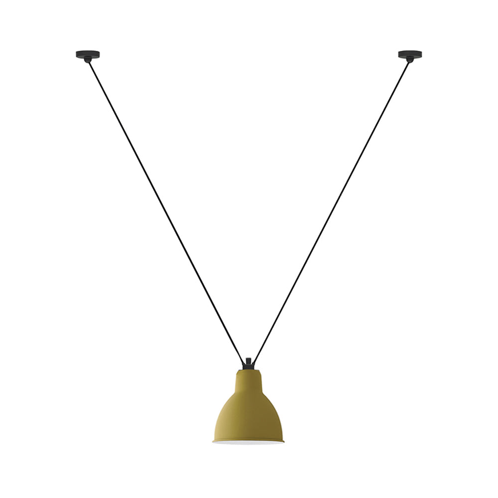 Les Acrobates N° 323 Pendant Lamp: Extra Large + Yellow + Round