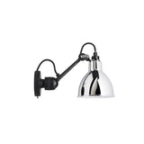 Lampe Gras N°304 Lamp with Switch:  Chrome + Round