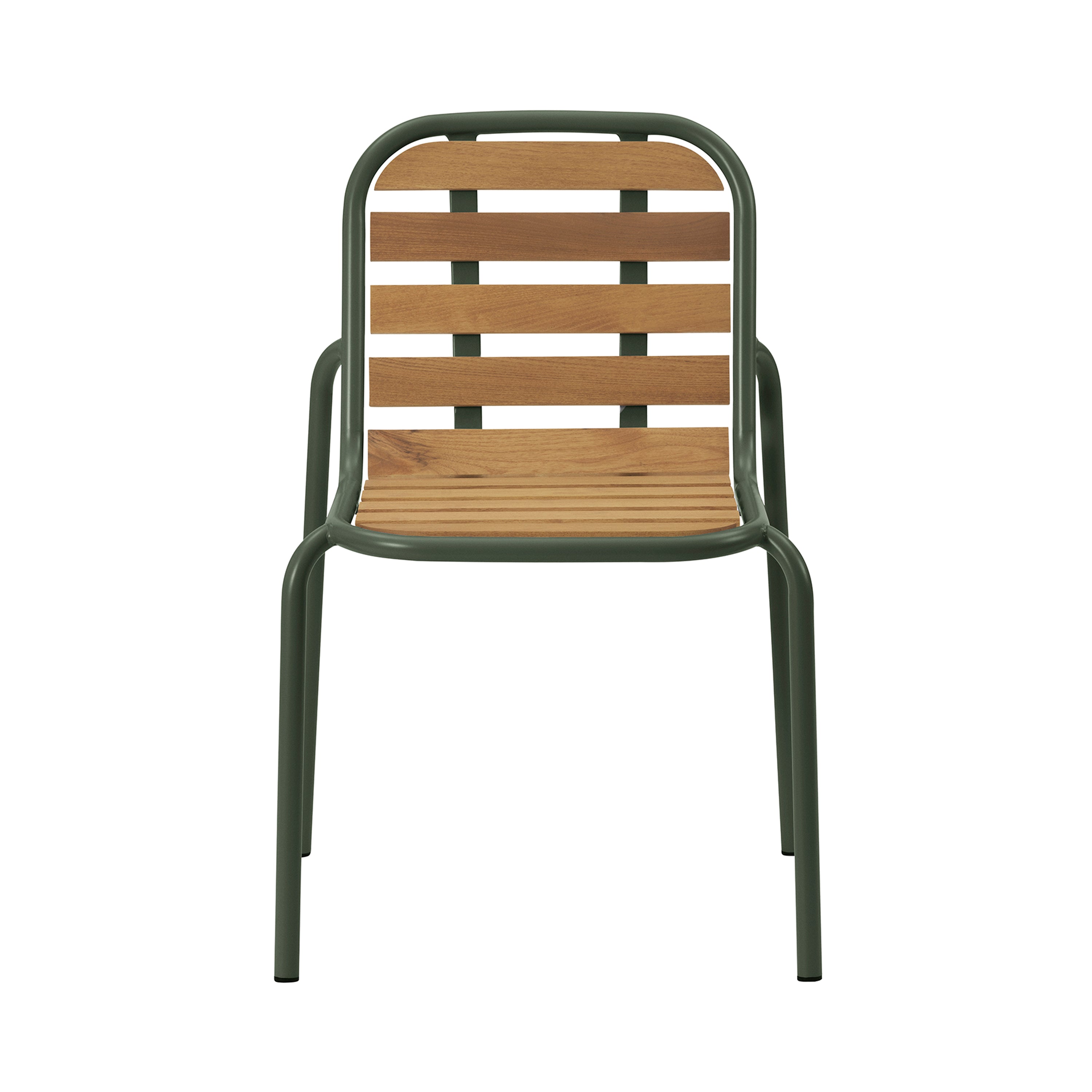 Vig Stacking Chair: Dark Green