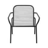 Vig Stacking Lounge Chair: Steel + Black