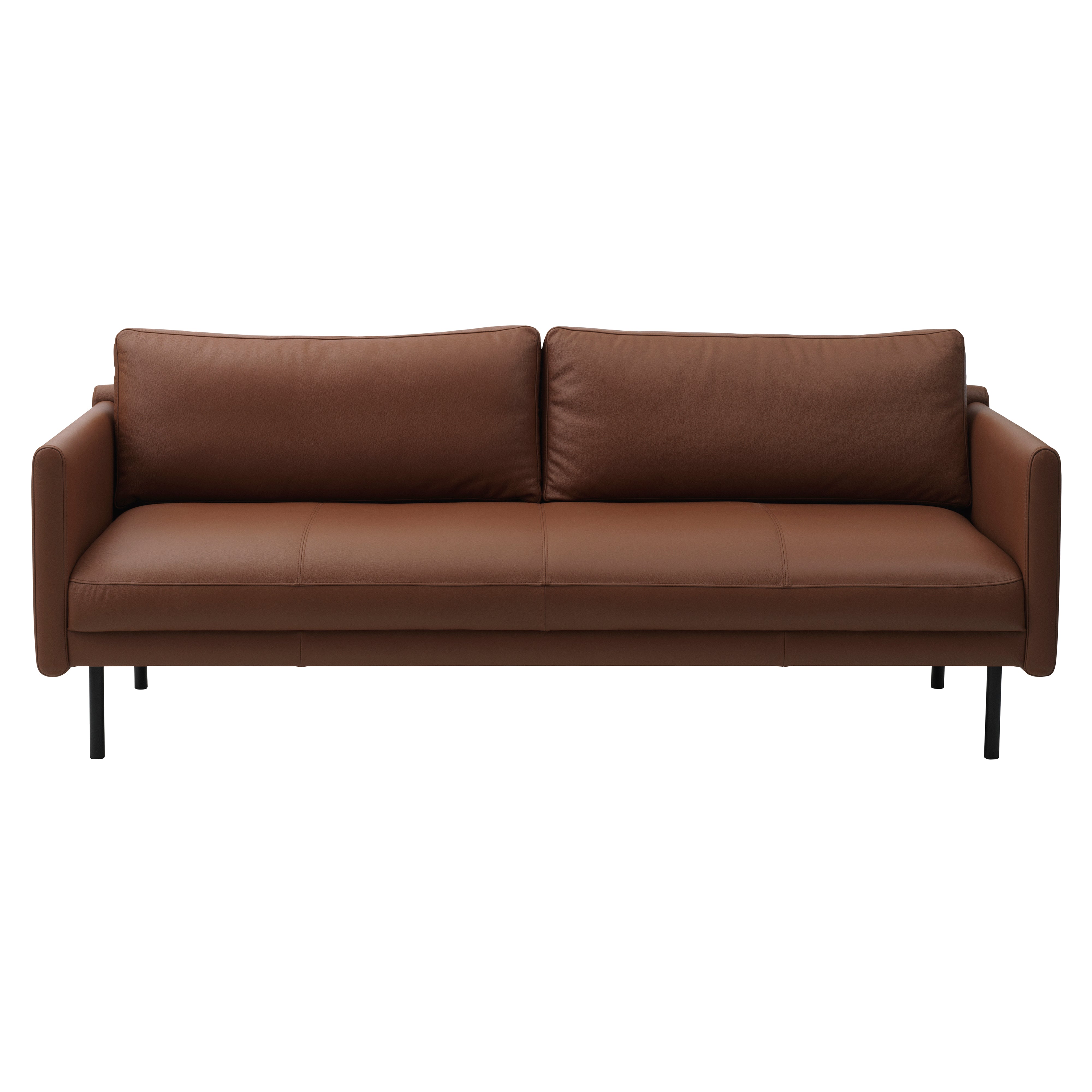 Rar Sofa: 3 + Omaha Leather Cognac