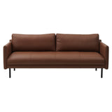 Rar Sofa: 3 + Omaha Leather Cognac