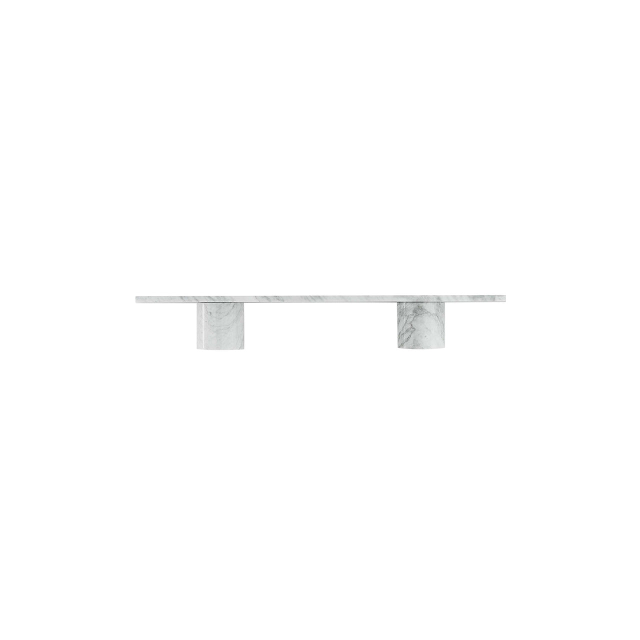 Sten Shelf: Small - 31.5 + White Marble