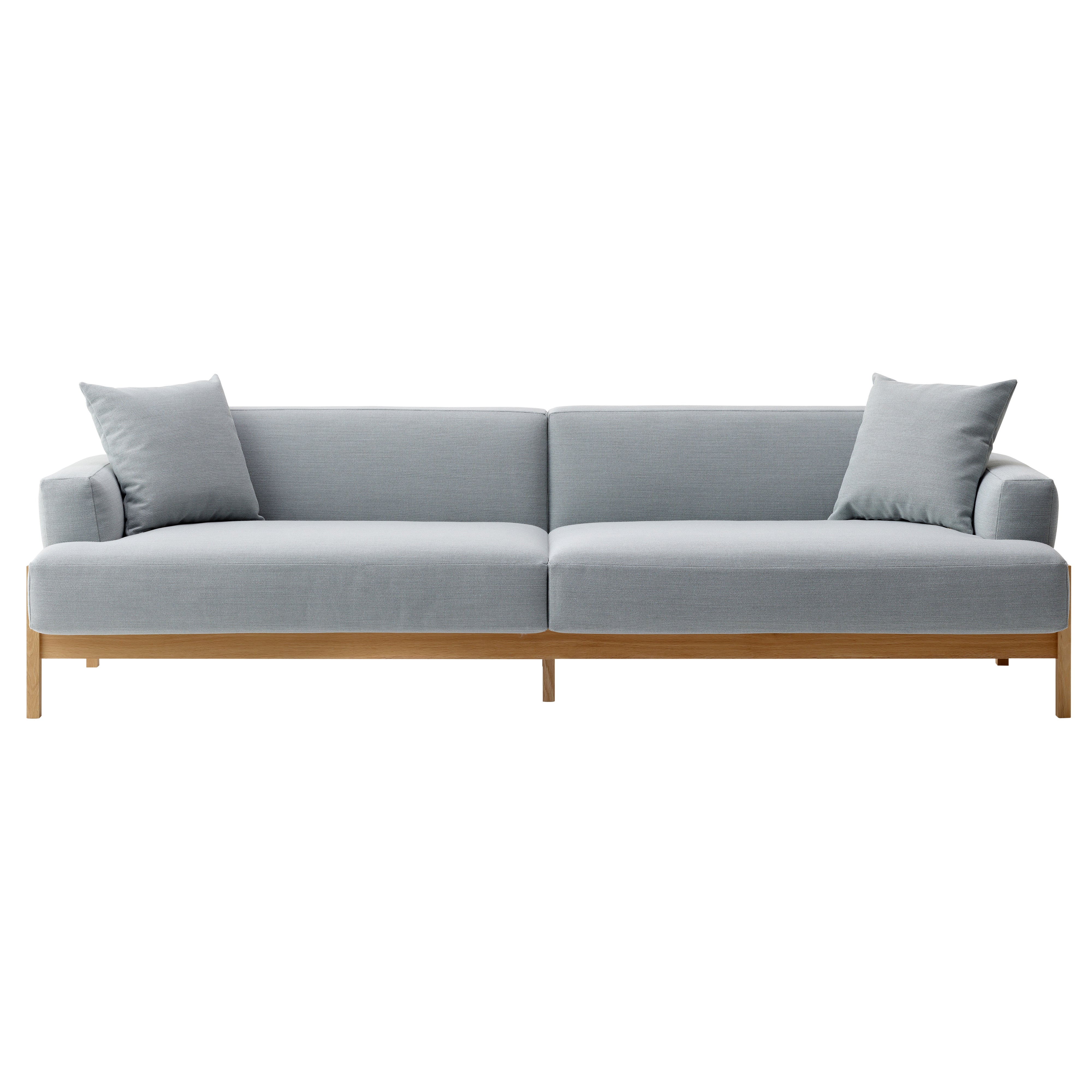 Kinuta Sofa: 3 Seater 2P A-S01 + Pure Oak