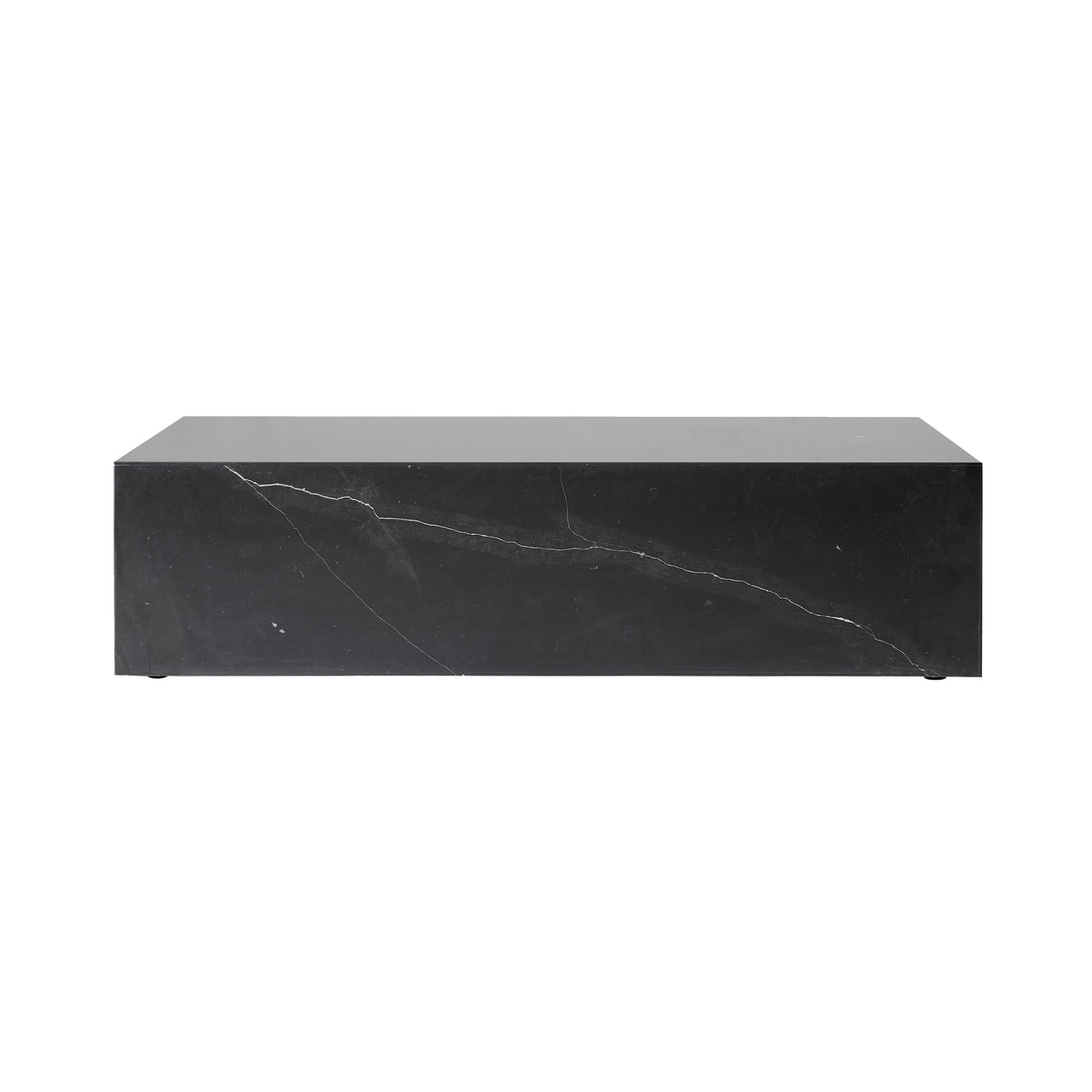 Plinth Podium: Low + Black Marquina Marble