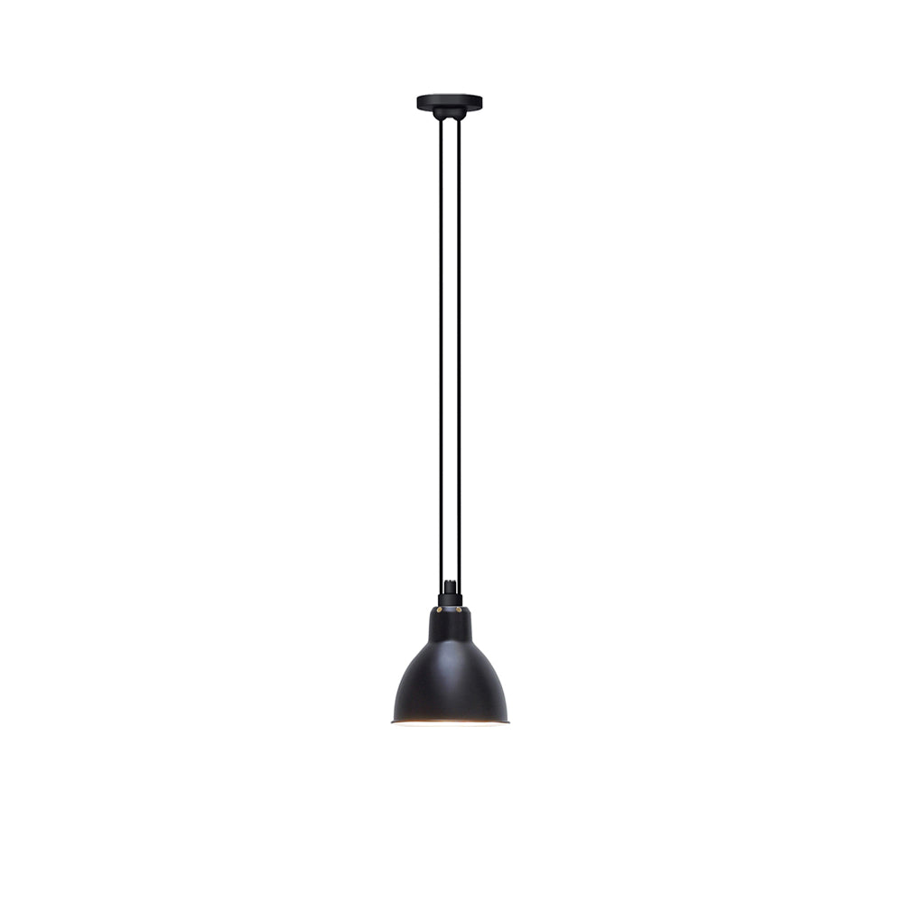 Les Acrobates N° 322 Pendant Lamp: Large + Black + Round