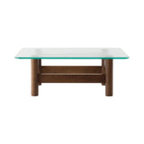 Brasilia Lounge Table: Dark Stained Oak