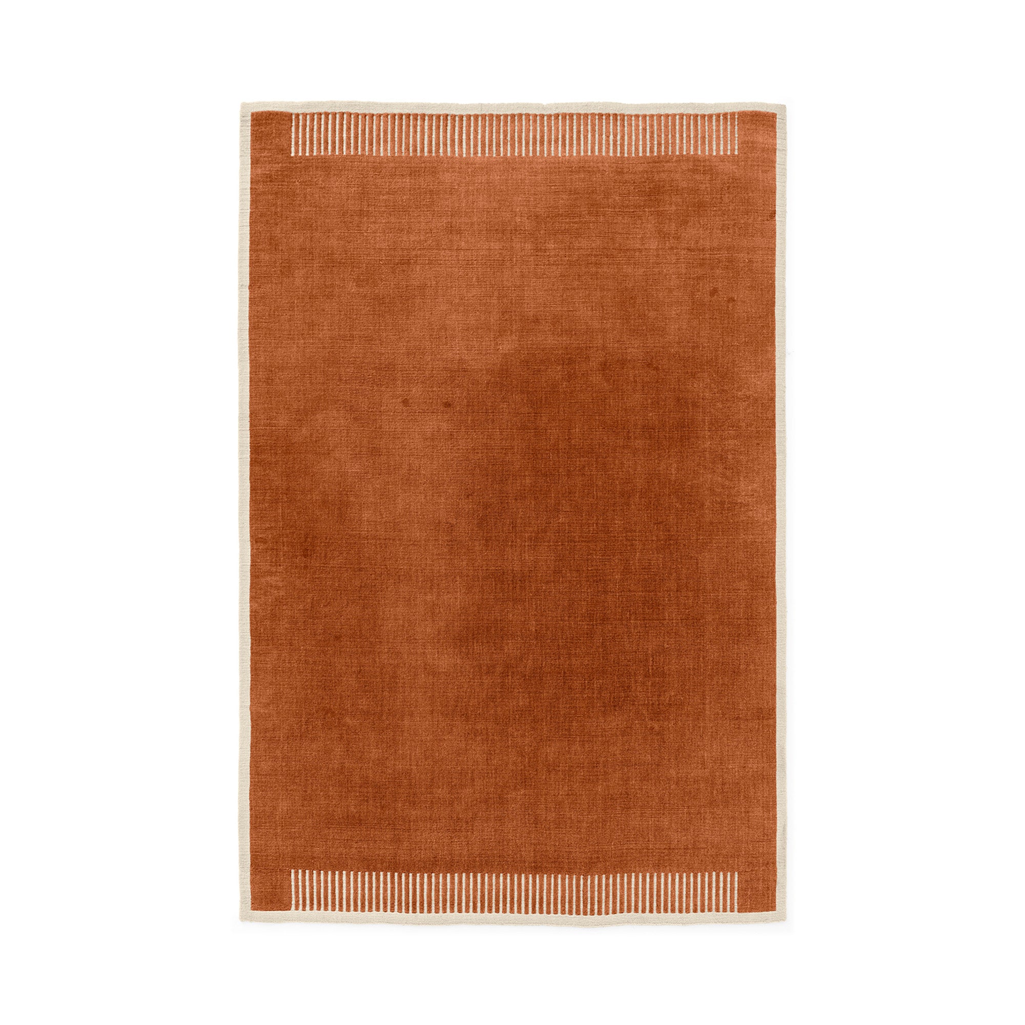 Duomo Rug: Quickship + Rectangle + Terracotta Red 