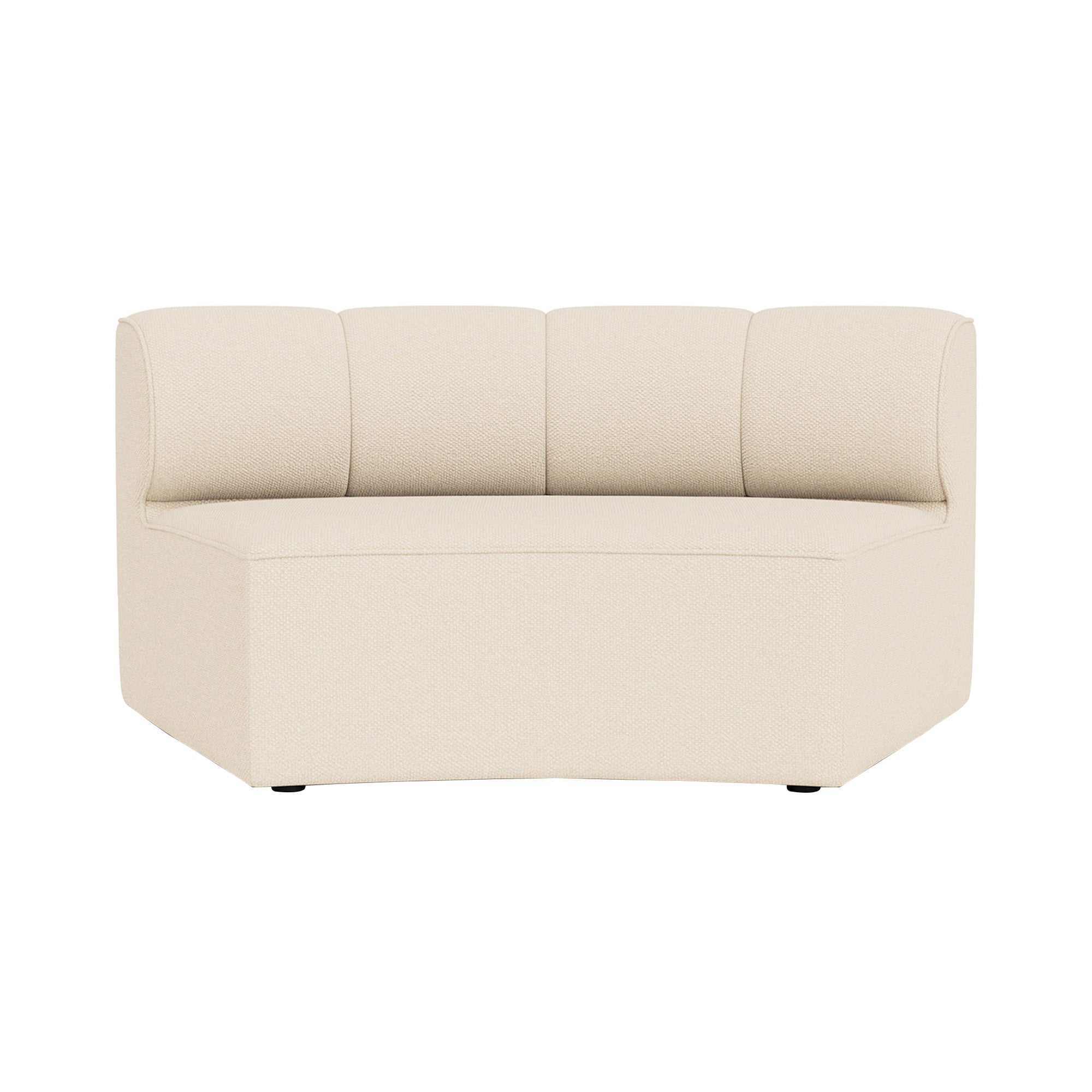 Eave Seamline Open Section Sofa: Concave