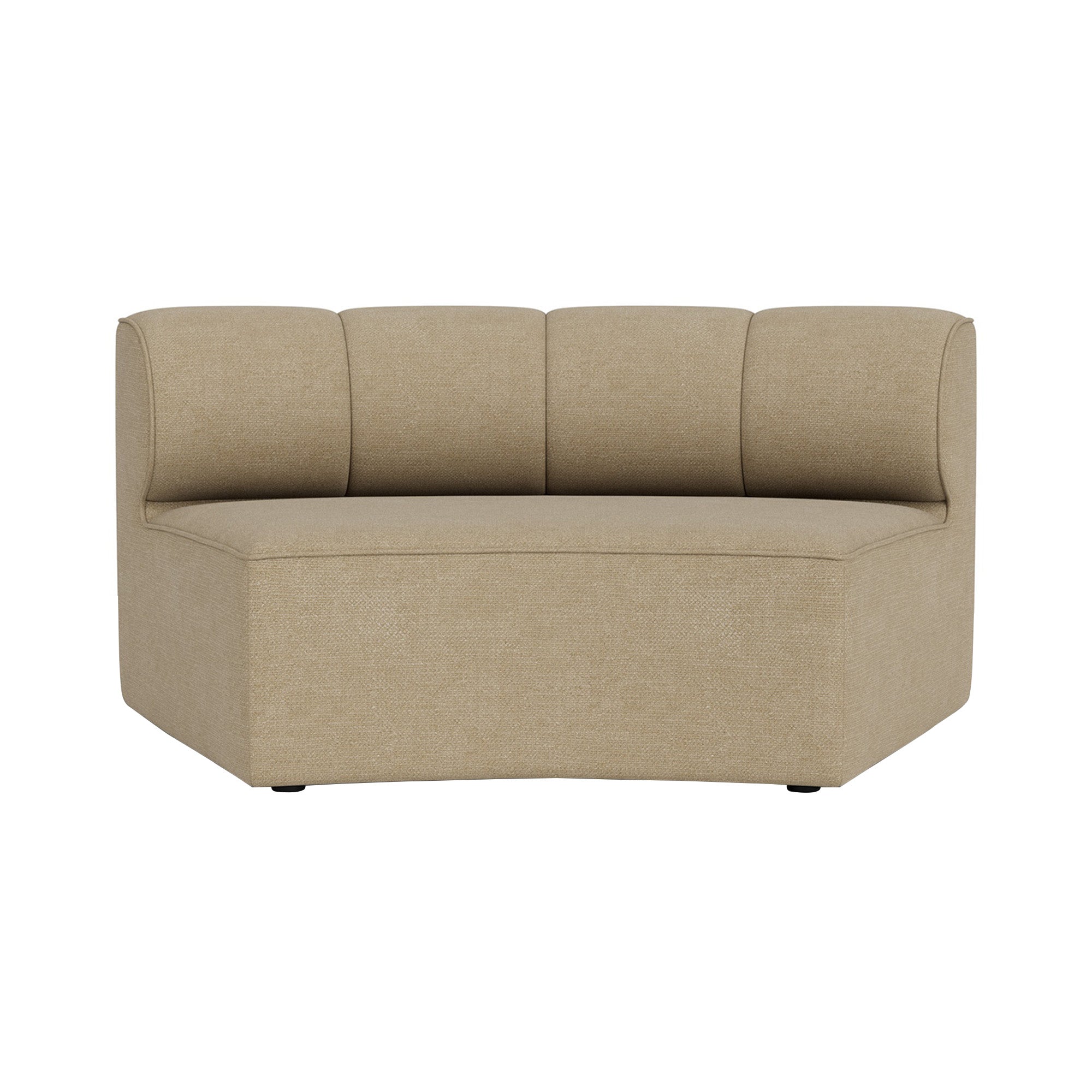 Eave Seamline Open Section Sofa: Concave