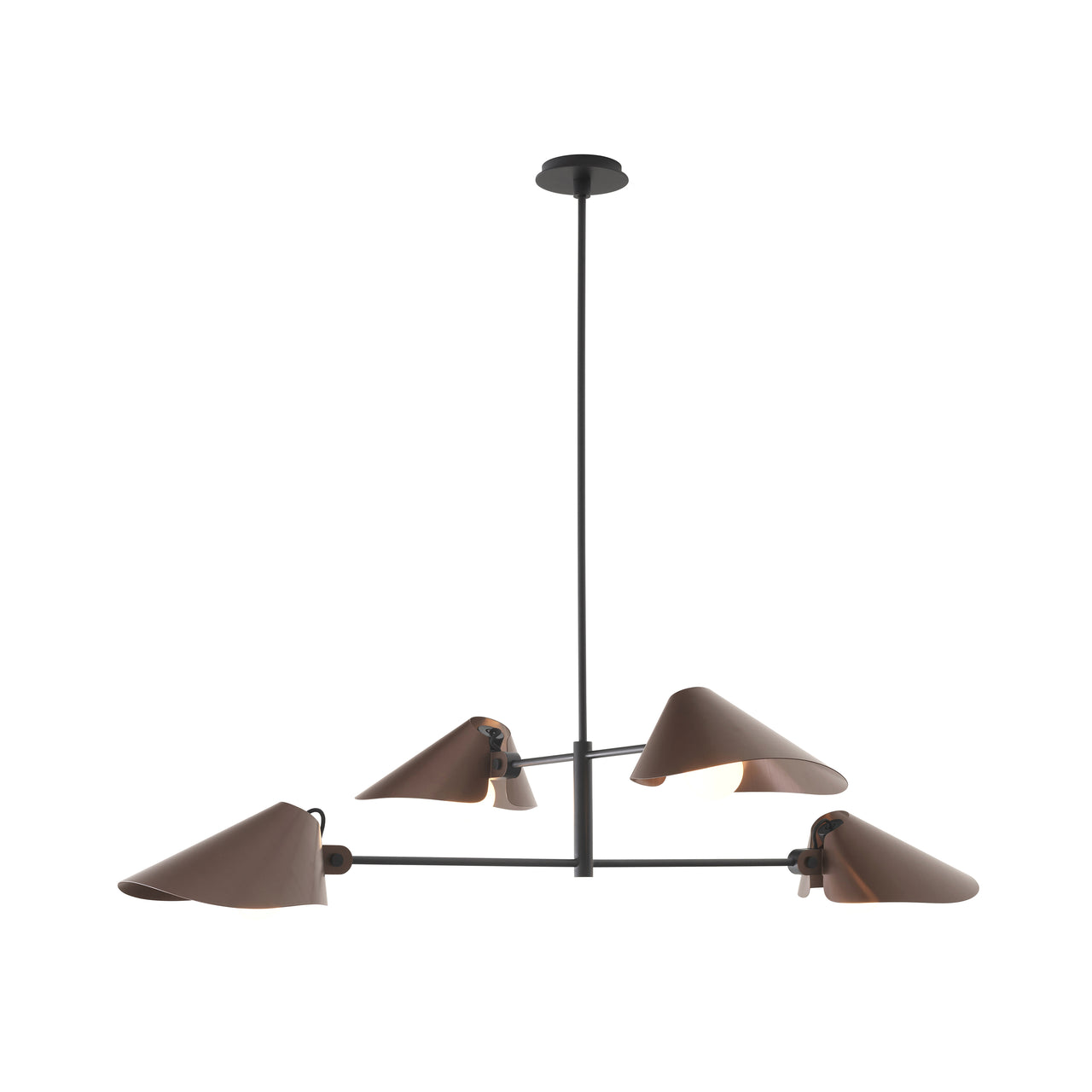 Bonnet Copenhagen SC92 Chandelier: Bronzed + Black