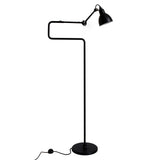 Lampe Gras N°411 Lamp: Black + Round