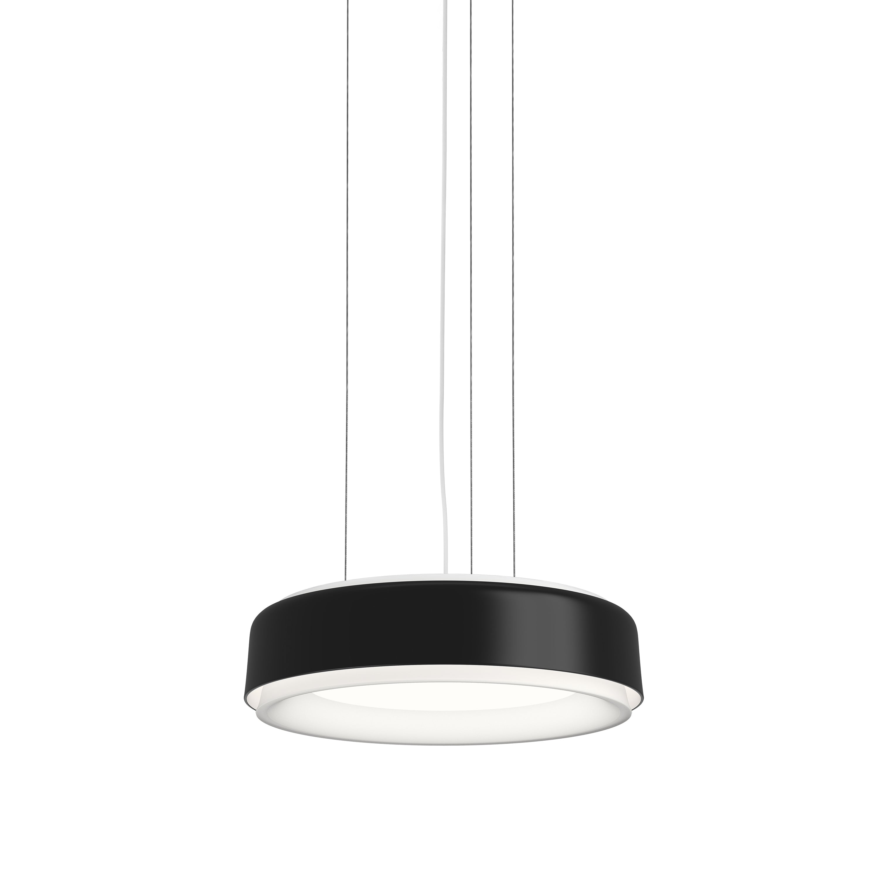 LP Grand Suspension Lamp: Black