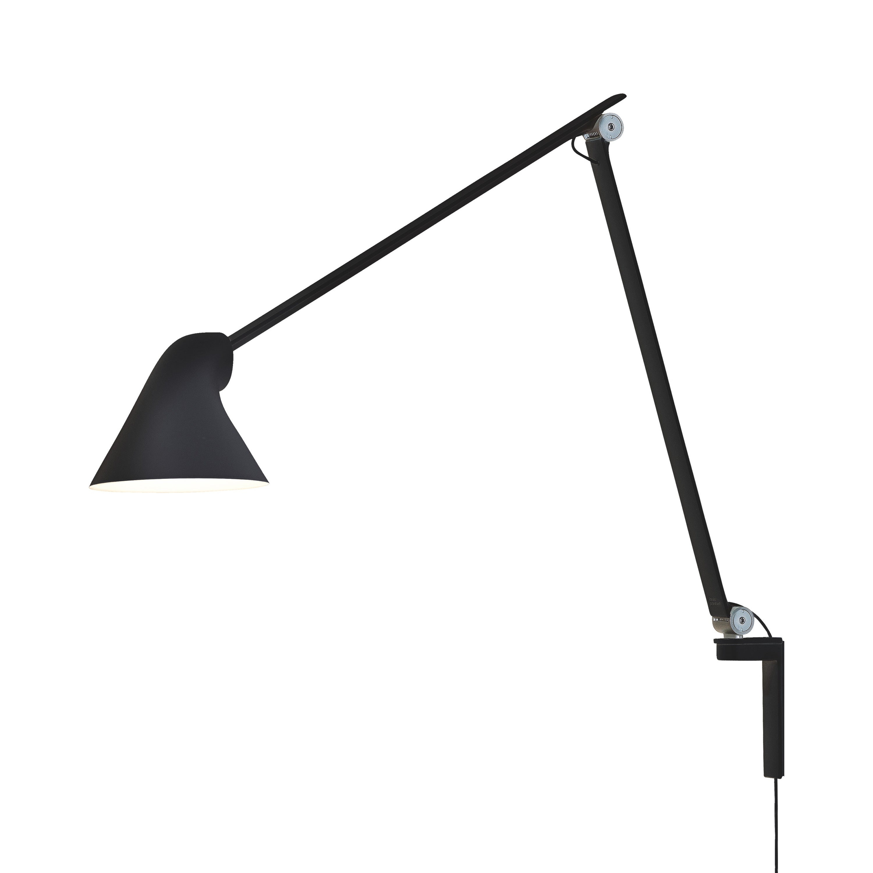 NJP Wall Box Lamp: Long + Black