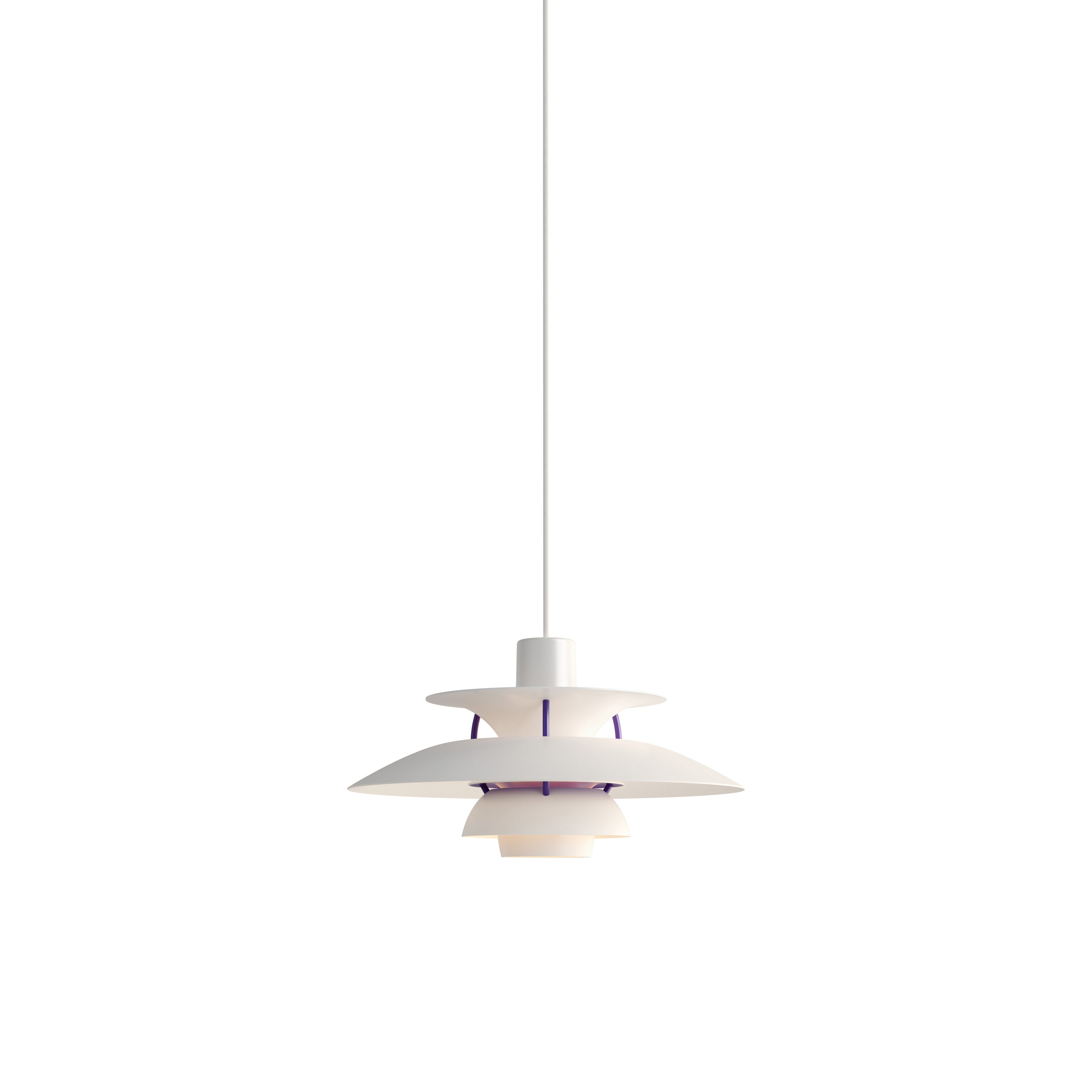 PH 5 Mini Pendant: Classic White + White