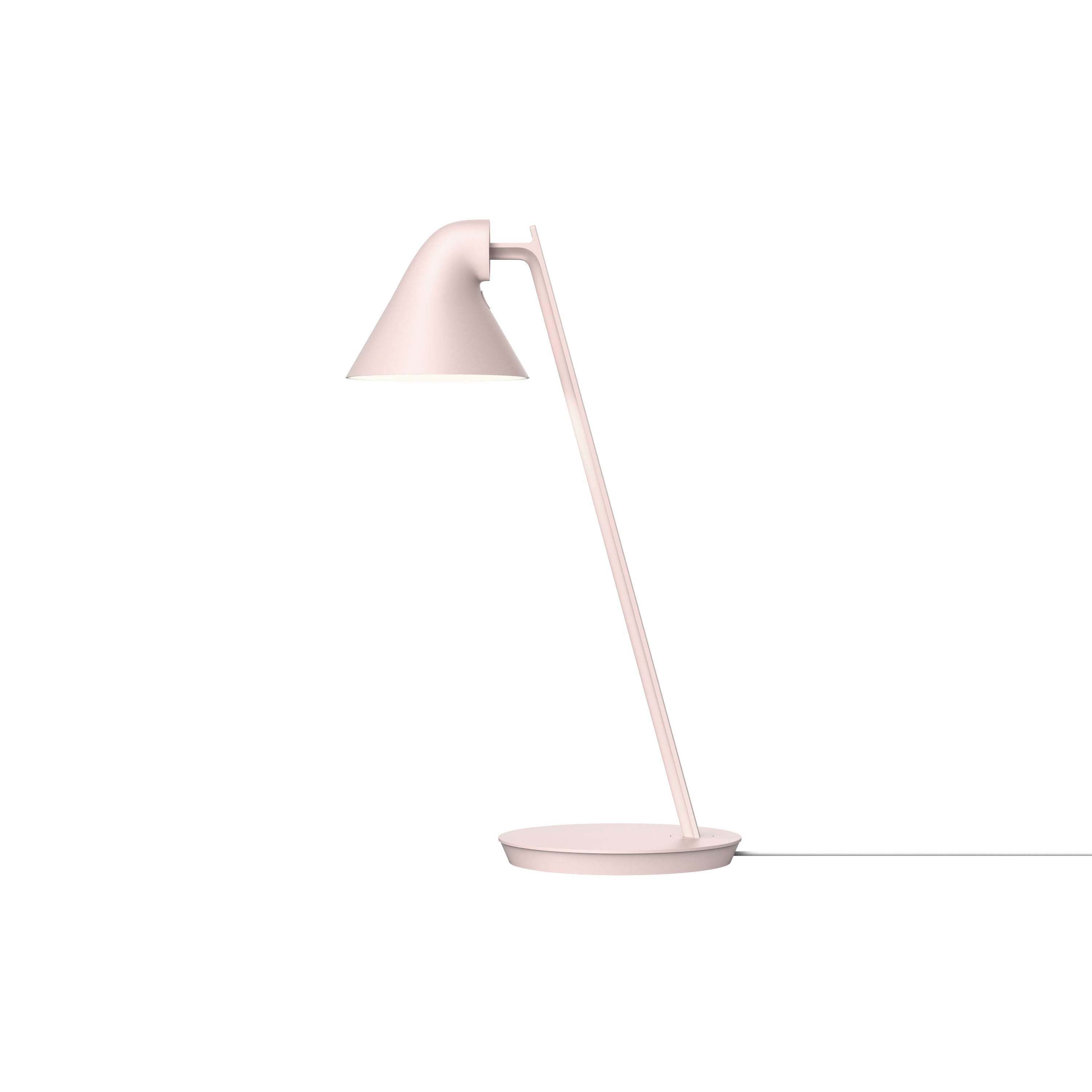 NJP Mini Table Lamp: Soft Pink + White