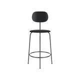 Afteroom Bar + Counter Chair Plus: Seat Upholstered + Counter + Black Painted Ash + Sierra 1001