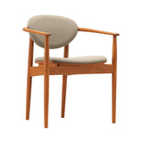 Azabu Hills Dining Chair A-DC04: Keyaki Brown