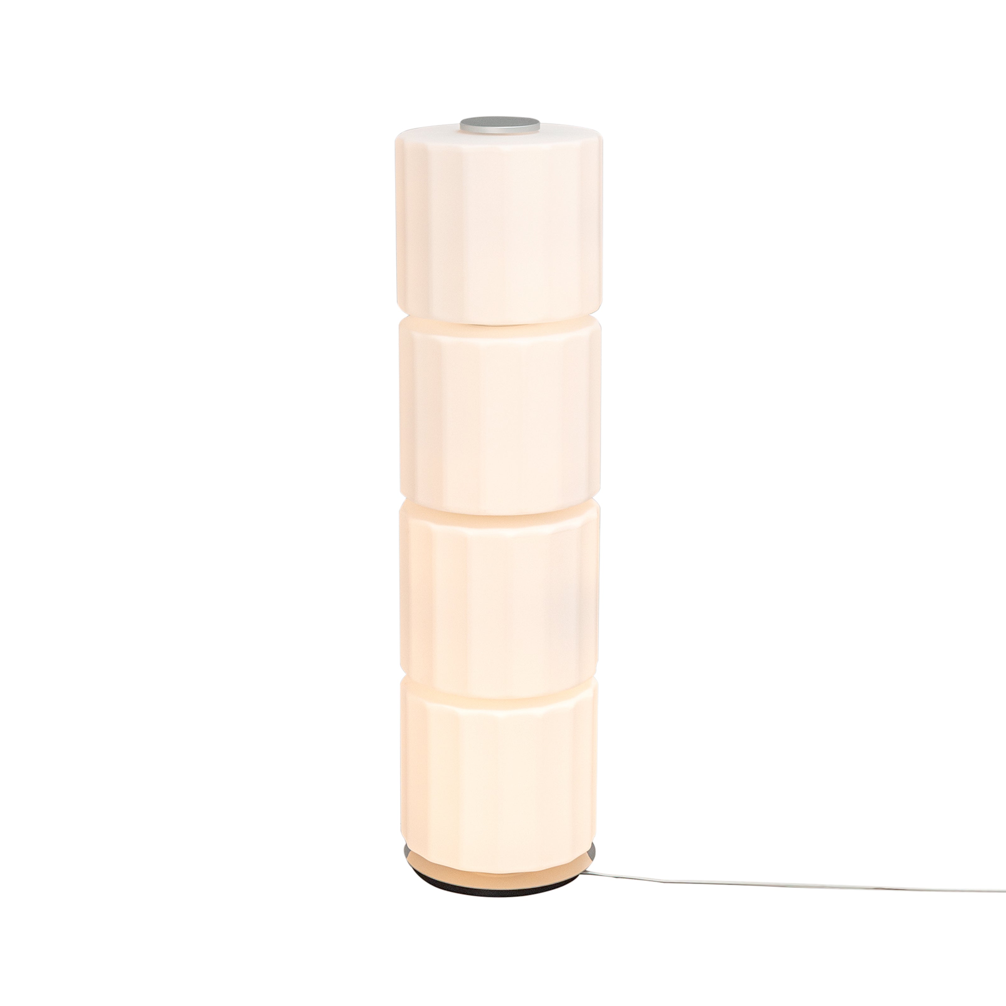 Column 300 Floor Lamp: 4 + Ivory