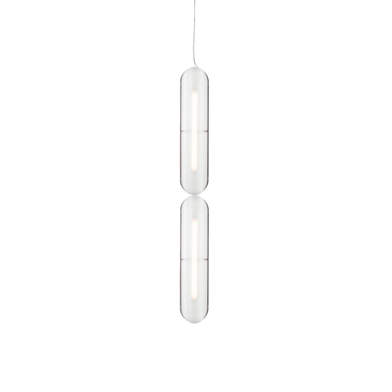 Vale System Pendant Light: Vertical + End-to-End + Vale 2 + Rust