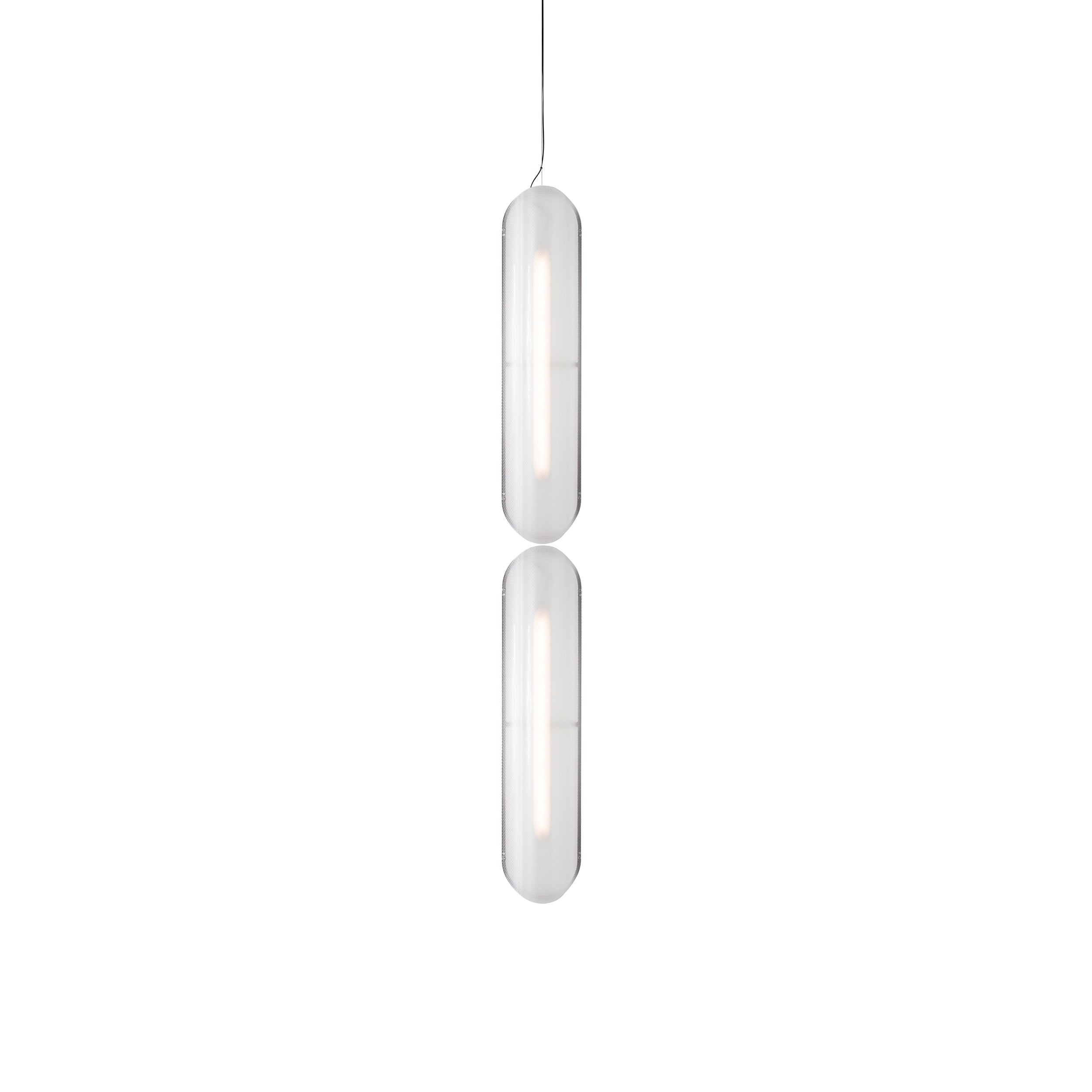 Vale System Pendant Light: Vertical + End-to-End + Vale 2 + Silica