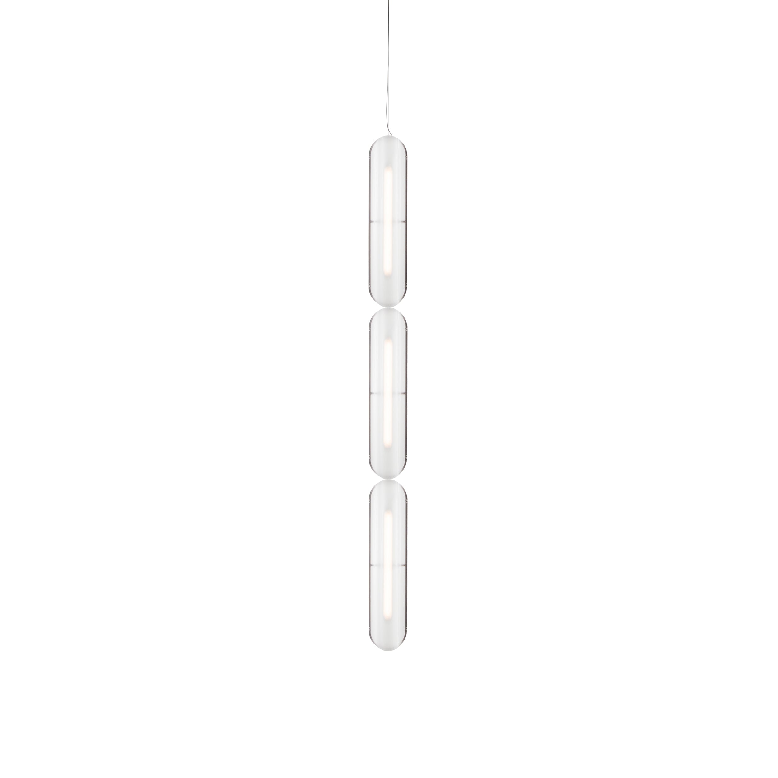 Vale System Pendant Light: Vertical + End-to-End + Vale 3 + Rust